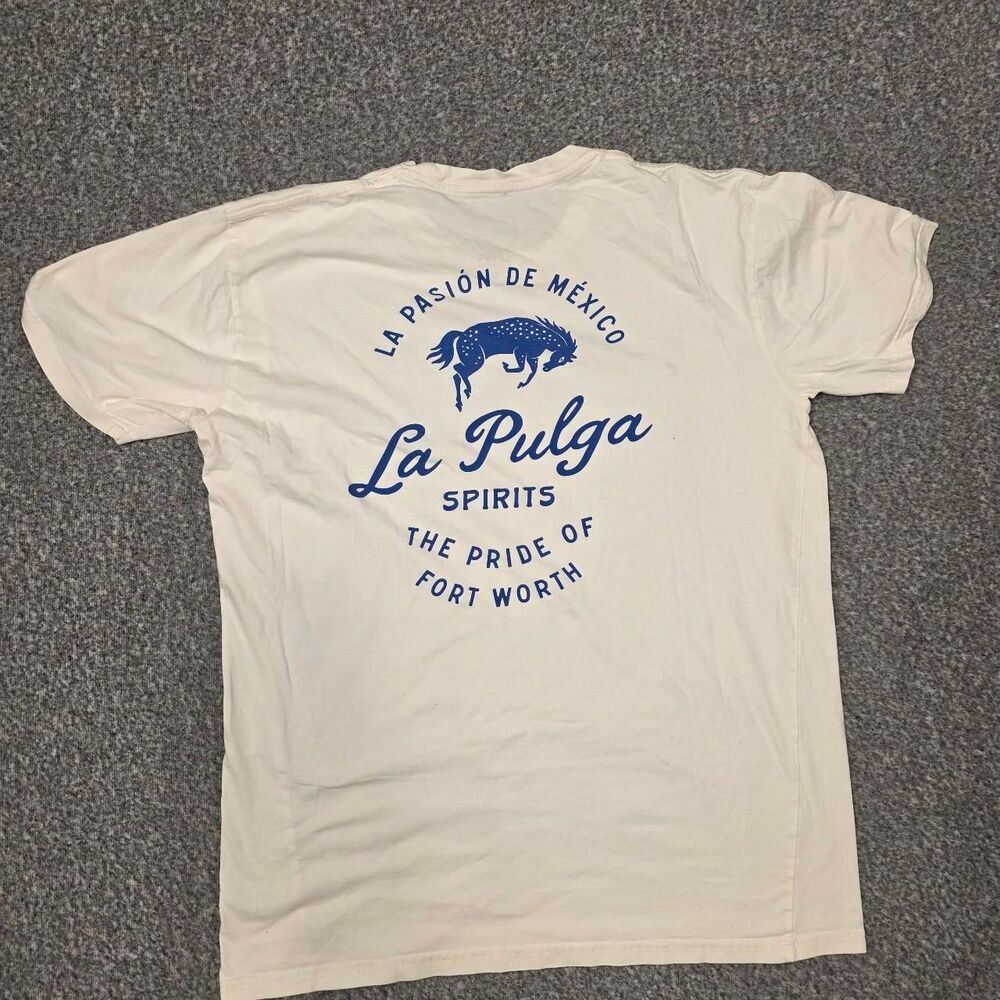 Unbranded Men's White and Blue T-shirt